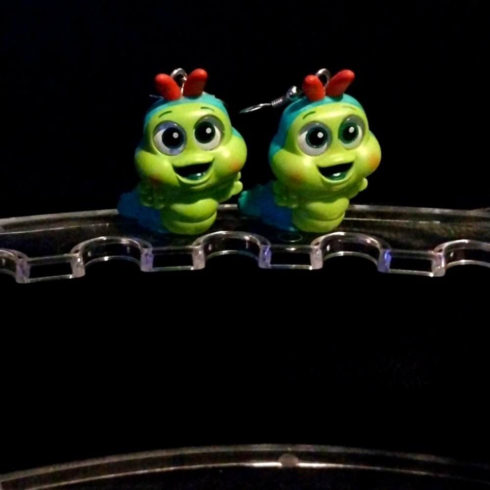Handcrafted bug life earrings